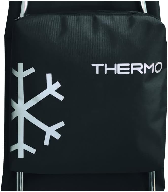 Klappbarer Einkaufstrolley Rolser I-Max Thermo Zen 2 grosse Räder - Marengo, Marengo