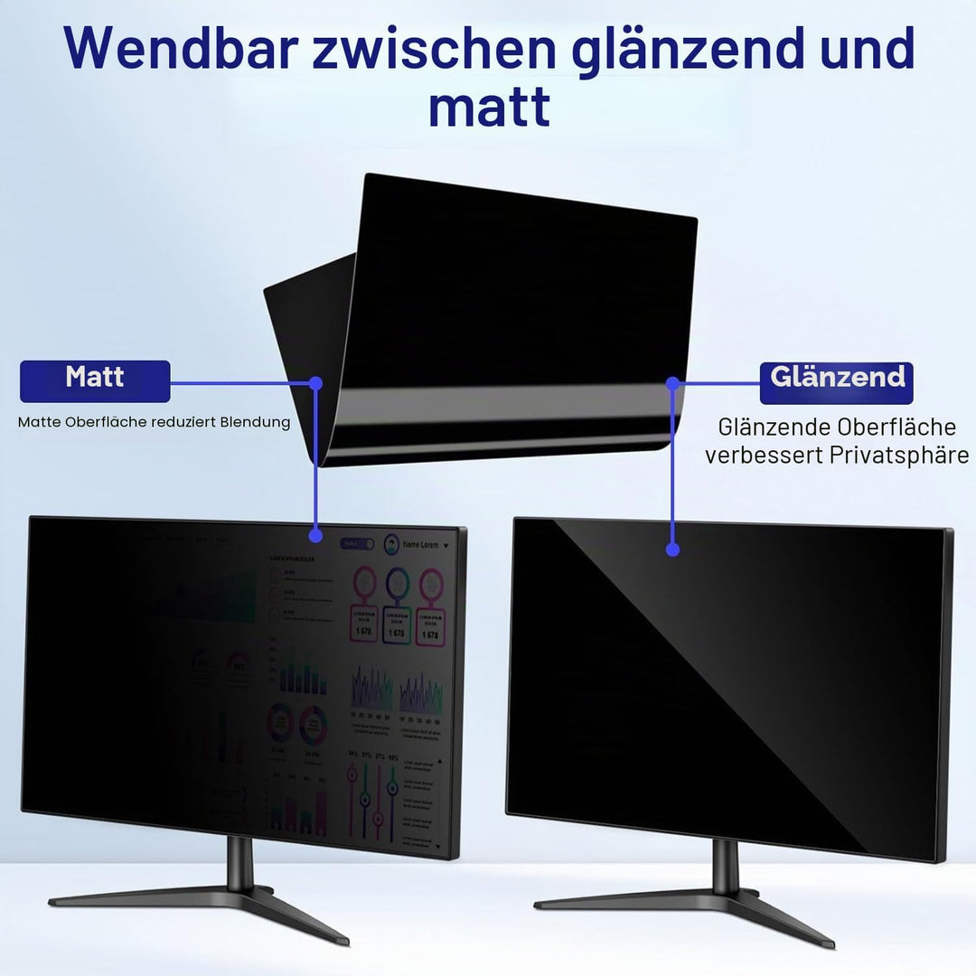 salipt 60,5 cm (23 Zoll) Computer-Sichtschutzfilter für 16:9-Breitbild-Display, Blickschutzfilter, A