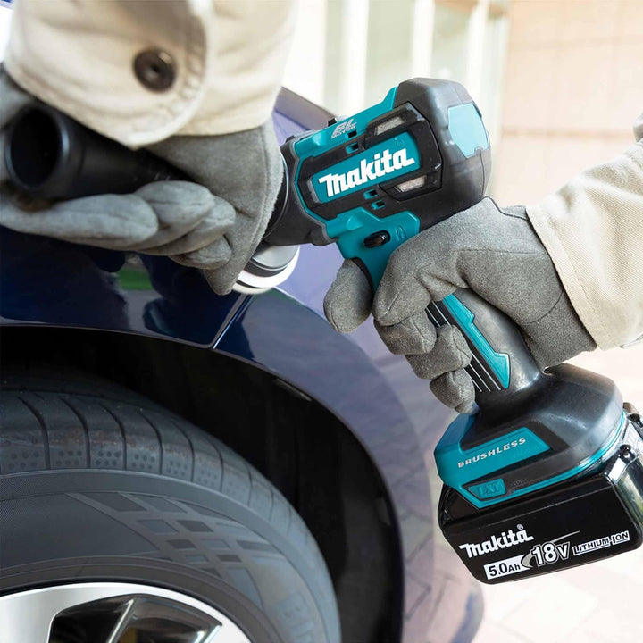 Makita DPV300ZJ Poliermaschine 18 V LXT Ø75 mm (Solo) aus Makpac
