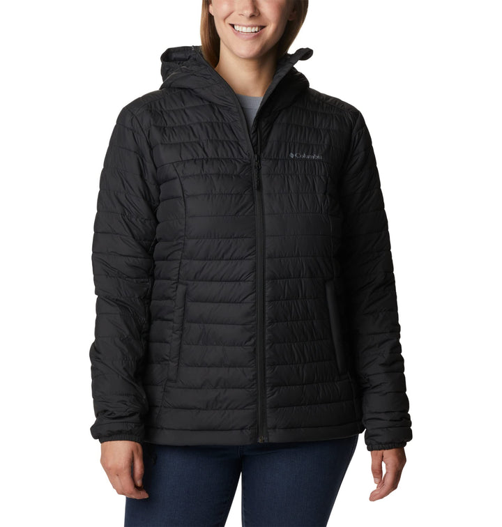 Columbia Silver Falls Hooded Jacket, Steppjacke mit Kapuze für Herren, Schwarz