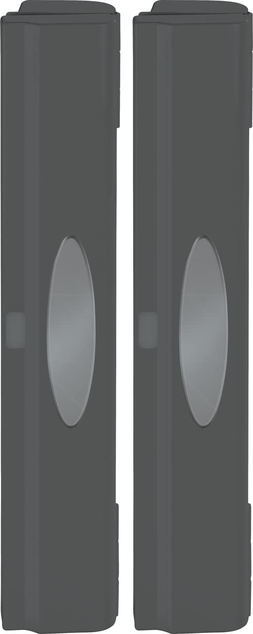 WENKO Folienschneider Perfect Cutter L Anthrazit 2er Set 2er Set, Folienspender Grau - Anthrazit