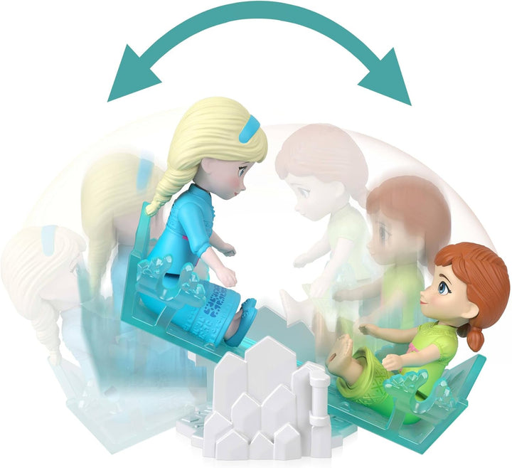 Mattel Disney Die Eiskönigin Adventskalender kleine Puppen junge Anna und Elsa mit 24 Überraschungen