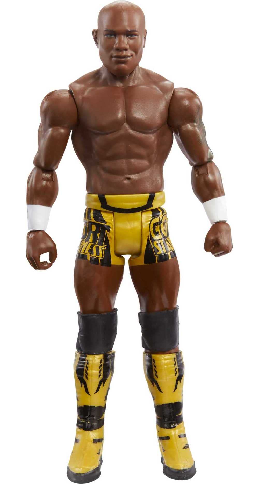 Mattel WWE Basic Actionfigur, Shelton Benjamin, bewegliches 15,2 cm grosses Sammlerstück für Kinder