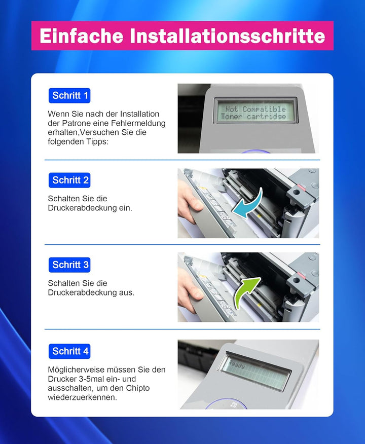 CLT-K404S P404C Toner Kompatibel für Samsung C480W Toner für Xpress SL C480FW C48X C480 C480FN C430W