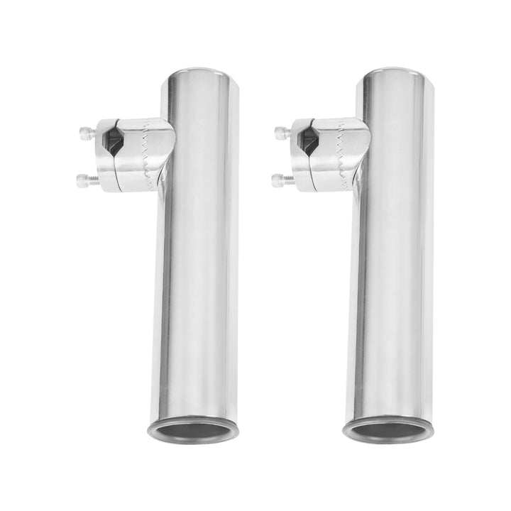2 StüCk Edelstahl Bootsrutenhalter Angelrutenhalter Rutenhalter Reling Drehbar AngelzubehöR FüR Yach