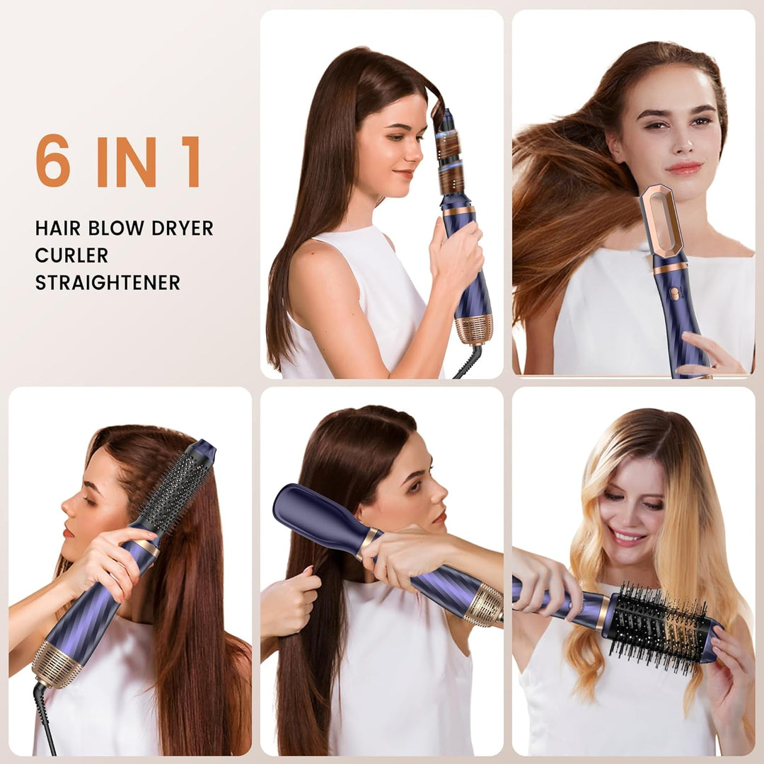 Haarstyler Hair Styler Set Air Styler set 6 In 1 Mit Rundbürstenföhn Warmluftbürste Thermal Brush Ai