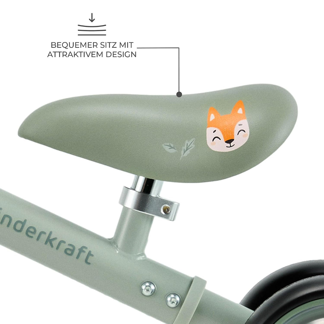 Kinderkraft Cutie Flash Laufrad, Lernlaufrad, Kinderlaufrad, Lauflernrad ohne Pedale, Räder mit LED-