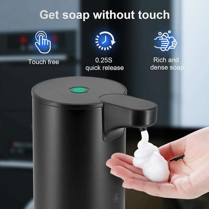 Seifenspender Automatischer Edelstahl Schaumseifenspender Elektrischer - LAOPAO Soap Dispenser Set I