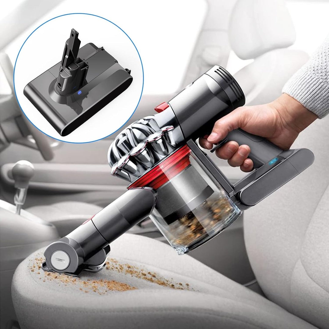 8.0Ah/8000mAh V7 Ersatzakku für Dyson V7 Akku Kompatibel Animal SV11 Tigger Motorhead Absolute Extra