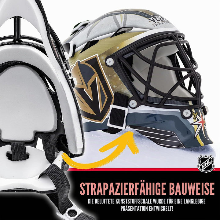 Franklin Sports Eishockey-Sammelartikel Torwart-Helm Mini, Design: Logo Einer NHL-Mannschaft Vegas G