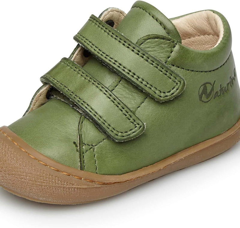 Naturino Cocoon-Lauflernschuhe aus Nappaleder, grün 20
