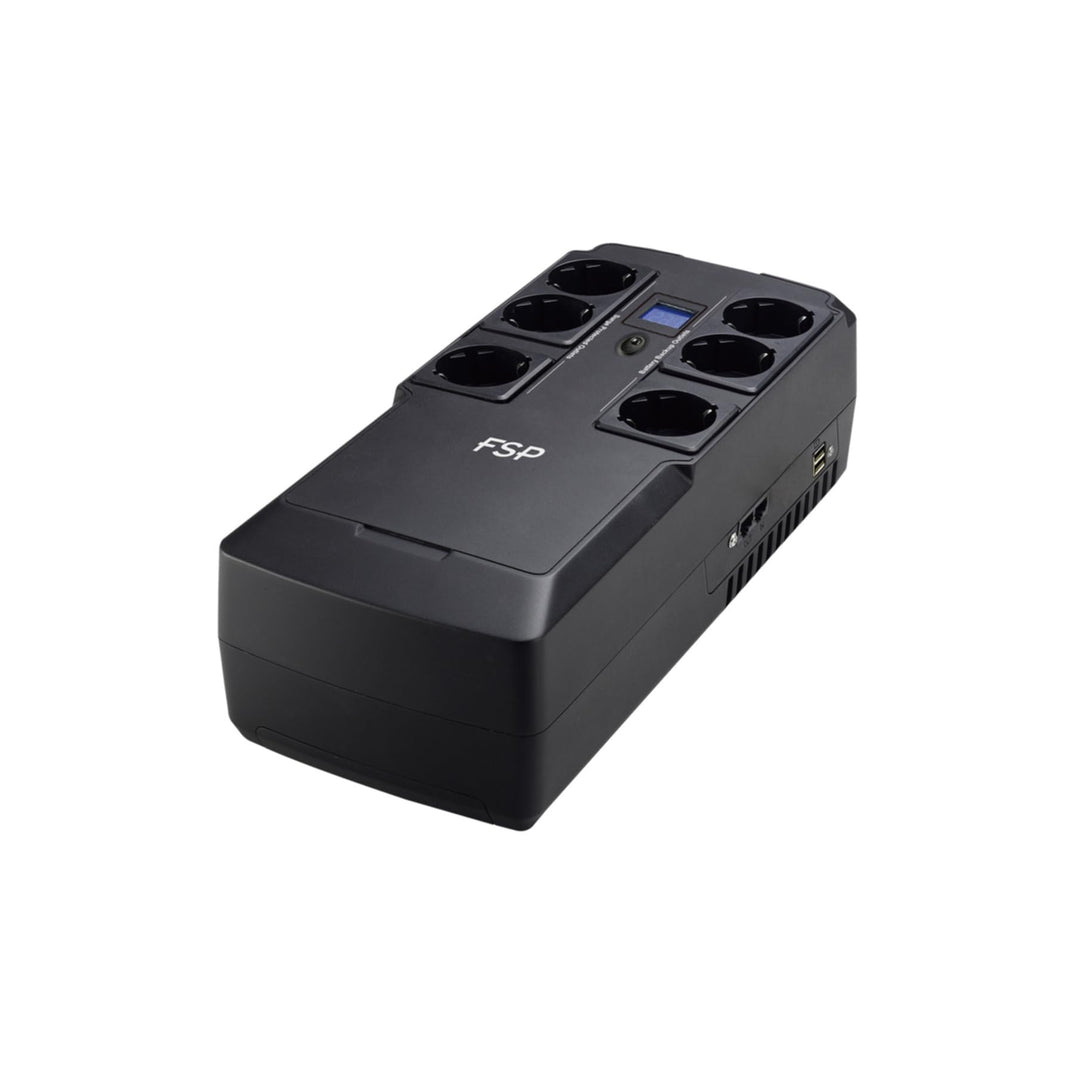FSP PPF3602301 Fortron Nano Fit 600 USV 600VA/360W, 220-240V/50-60HZ, Offline, 1x12V 4.5AH, 6xSCHUKO