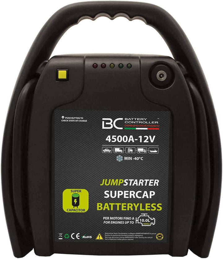 BC Battery Controller 709JSB45-12 Jumpstarter mit Superkondensatoren, 12V, 4500A, bis zu-40 Grad C,