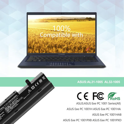 AL31-1005 AL32-1005 ML31-1005 Akku für ASUS EEE PC 1001 Series 1001PXD 1001PX 1001HA R101 R101D R105