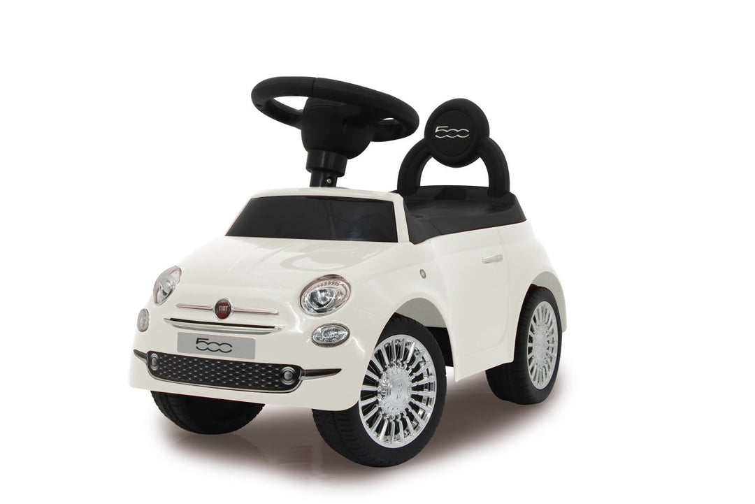 JAMARA 460325 - Rutscher Fiat 500 - offiziell lizenziert, Kofferraum unter der Sitzfläche, Schub- un