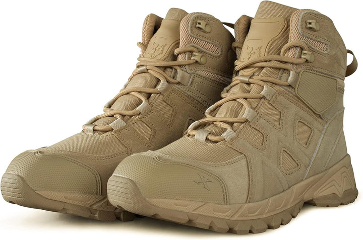 LUDEY Militärstiefel Herren Einsatzstiefel Springerstiefel Bequem Kampfstiefel Tactical Schuhe Dauer