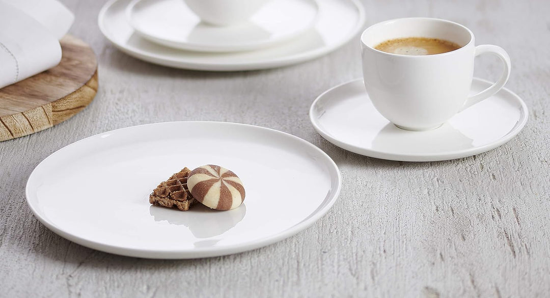 Ritzenhoff & Breker Kaffeeservice Skagen, 18-teilig & 52404 Müslischale, Weiss Bundle mit Müslischal