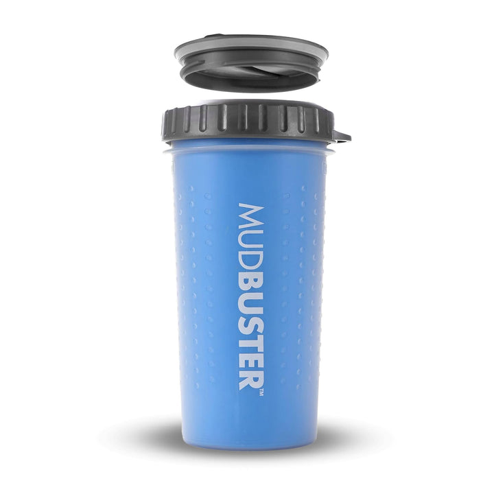 Dexas MudBuster Deckel Gross Pro Blau Blau - Pro Blue Large with Lid, Blau - Pro Blue Large with Lid