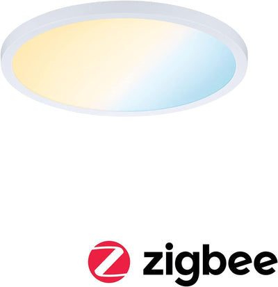 Paulmann 93044 LED Panel Einbauleuchte Areo VariFit IP44 Zigbee Tunable White 230mm rund incl. 1x16