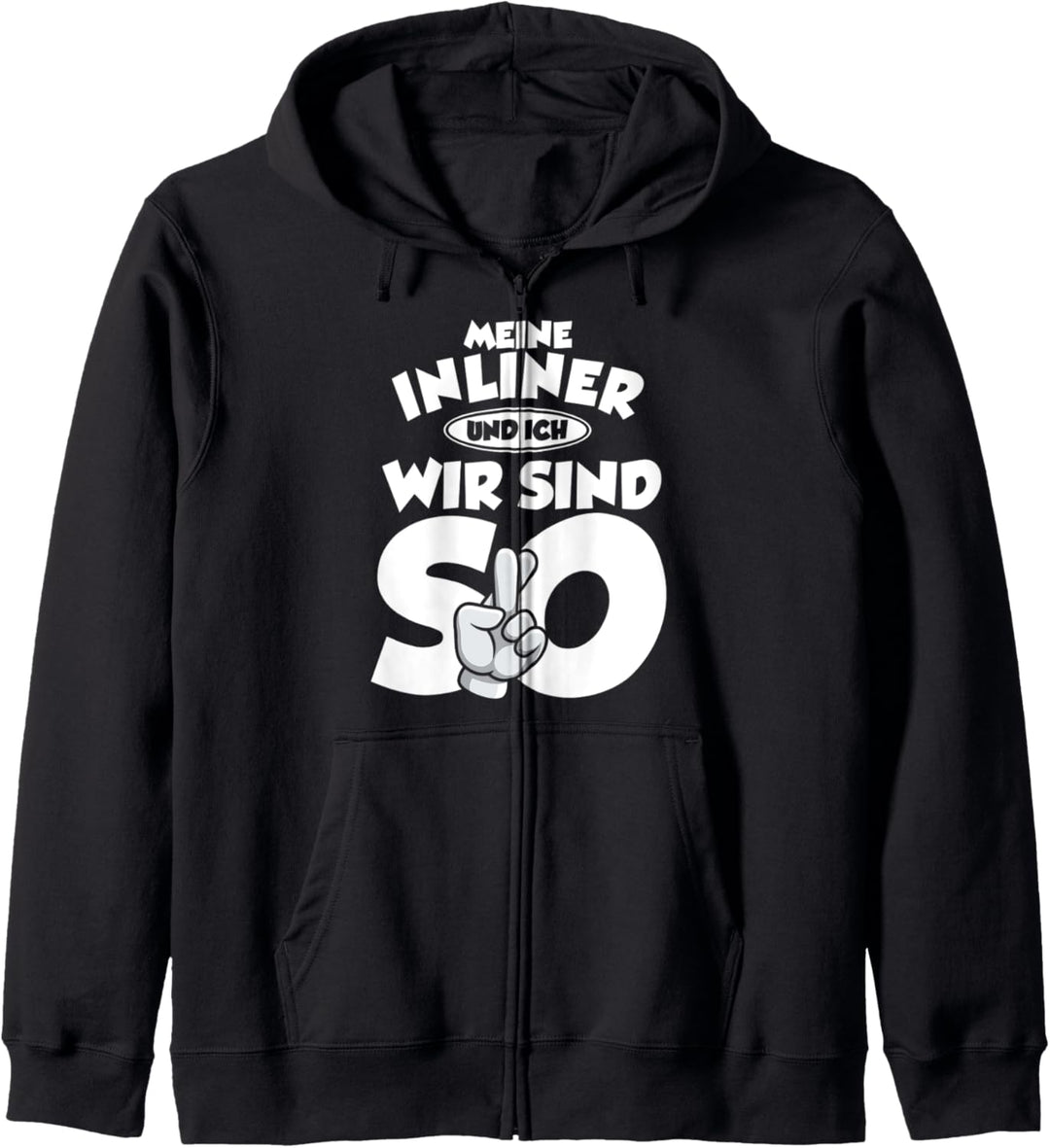 Inlineskating Inliner Skater Rollschuhfahren Lustig Kapuzenjacke