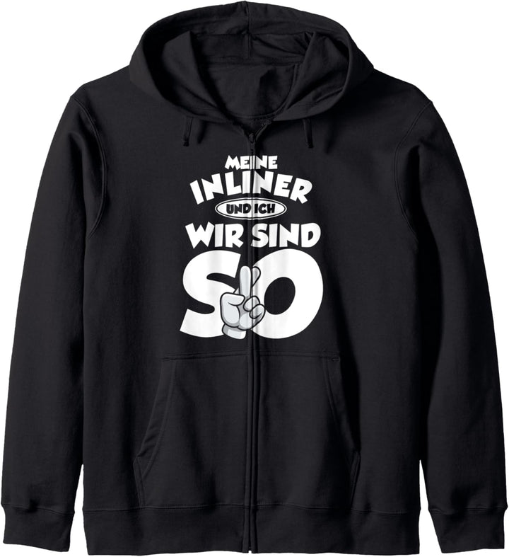 Inlineskating Inliner Skater Rollschuhfahren Lustig Kapuzenjacke