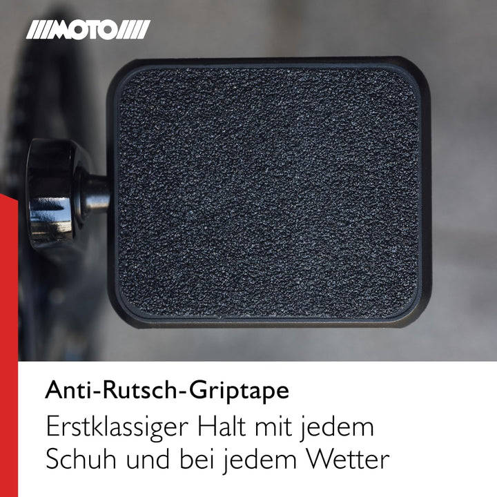 MOTOBICYCLES Plattform Pedale Urban Reflex, City Pedale Mit Verstellbaren Pedal-Breiten, Mit Bunten