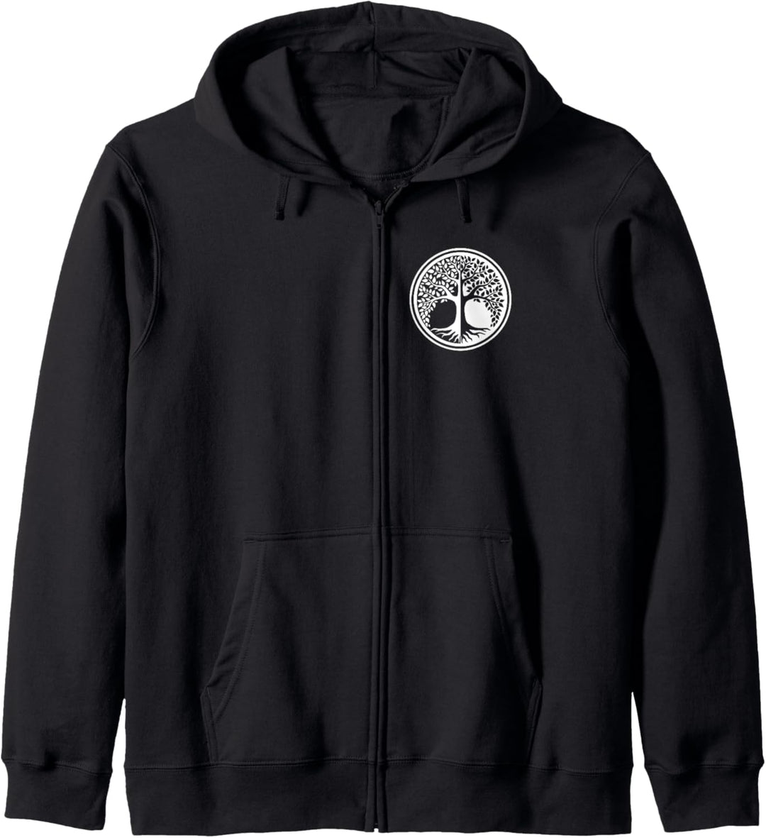 Lebensbaum - Baum des Lebens - Spirituelles Yin Yang Symbol Kapuzenjacke