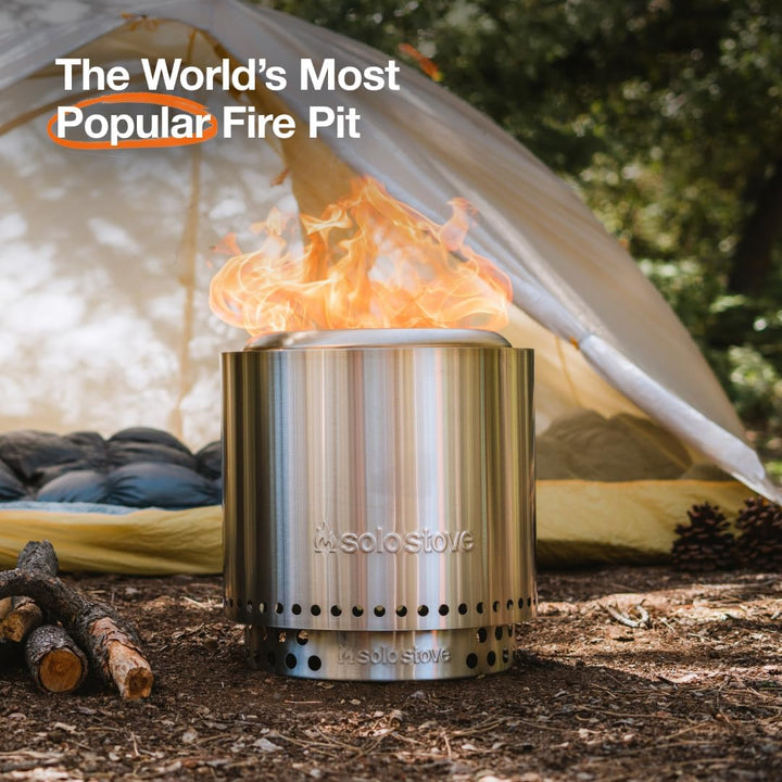 Solo Stove Feuerschale Ranger Essential Set 2.0 | Inkl. Feuerstelle, Standfuss, Deckel, Mobile Feuer