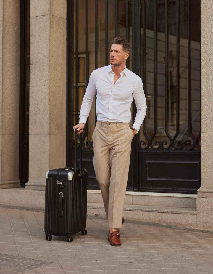 LEVEL8 Koffer Trolleys Leicht ABS+ PC Handgepäck Hartschalen-Koffer Trolley Rollkoffer Reisekoffer E
