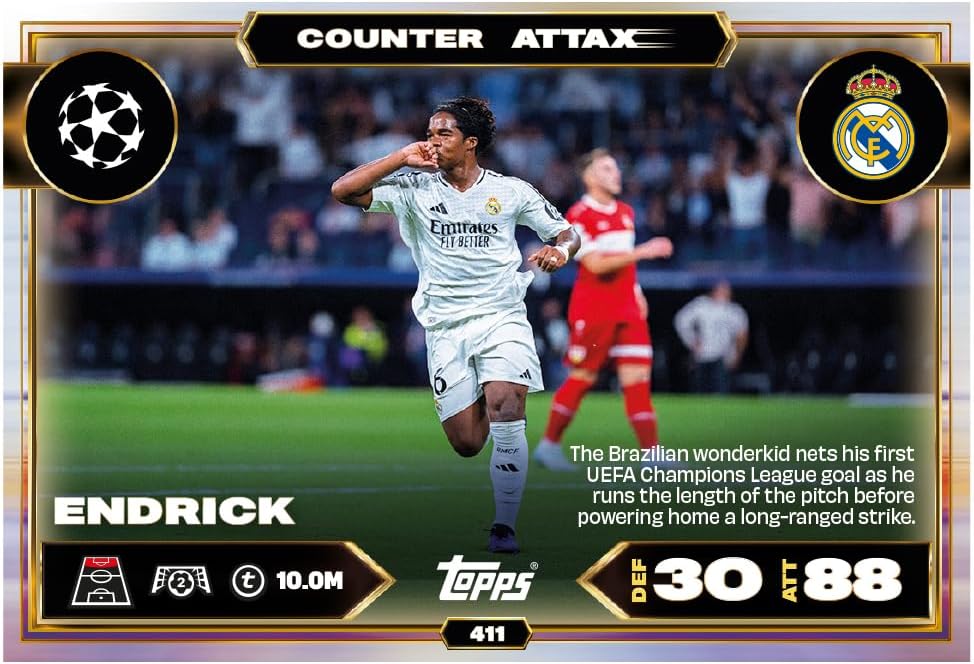 Topps UCC Match Attax 2025/26 - Mega Tin - Spartans - enthält 45 Match Attax Karten plus 3 exklusive