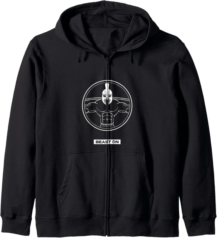 Spartaner Gladiator Sparta Fitness Gym Motivation Training Kapuzenjacke