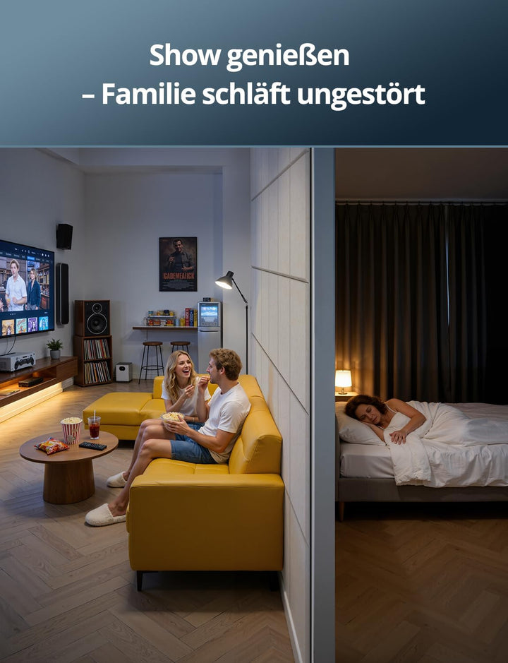 Kuchoow Schallschutzplatten Selbstklebend Schalldämmung Wand, 12 Stück Rechteckig MLV Schallschutz f