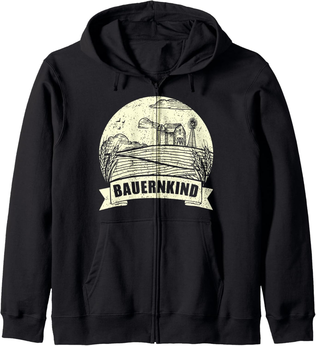 Landwirt Landwirtin Bauernhof Dorf Ernte Bauernkind Kapuzenjacke