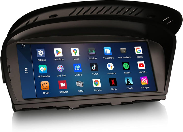 Erisin Qualcomm 8-Kern 8GB+128GB Android 14 Autoradio Bluetooth mit GPS Navi für BMW 3er E90 E91 E92