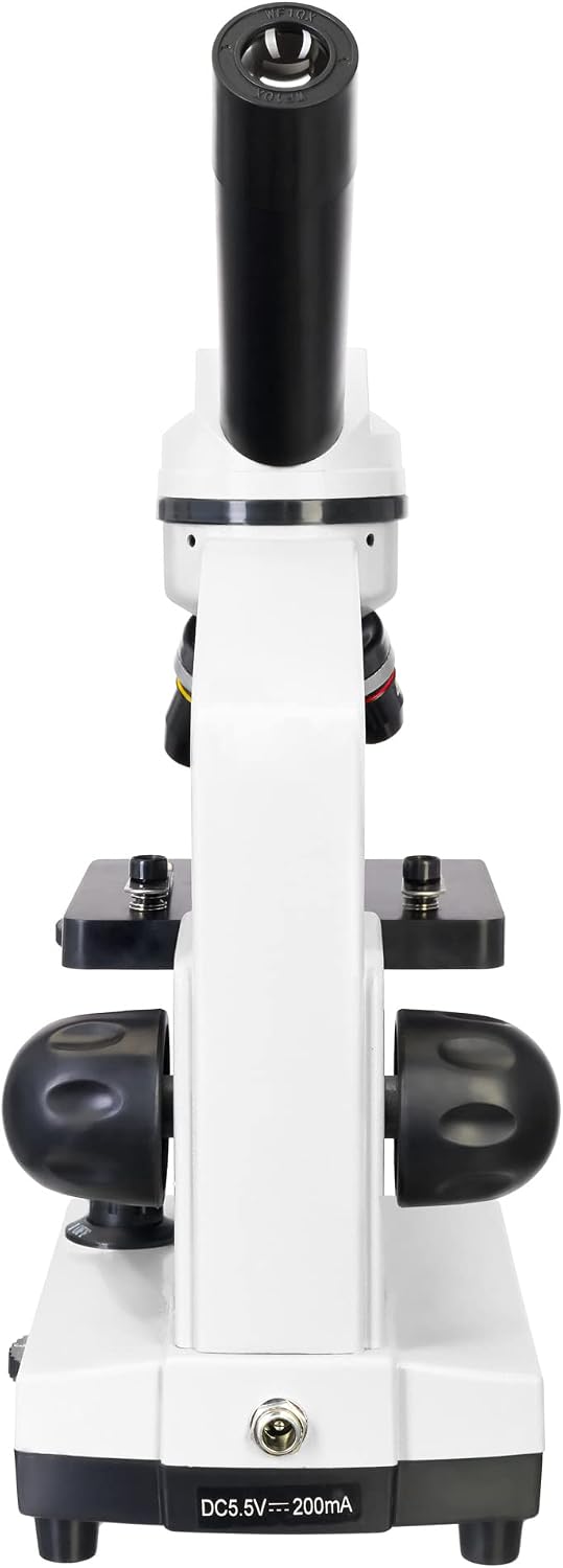 Levenhuk Rainbow 2L Moonstone STEM Mikroskop für Kinder 40–400x Mondstein Sprache: Polnisch, Mondste