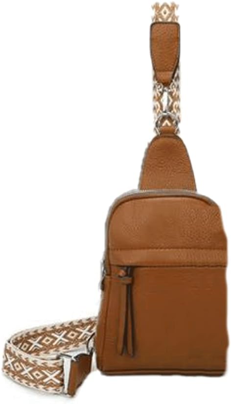stylx Sling Bag Brusttasche, Crossbody Umhängetasche Damen veganes Leder,Schultertasche Schulterruck