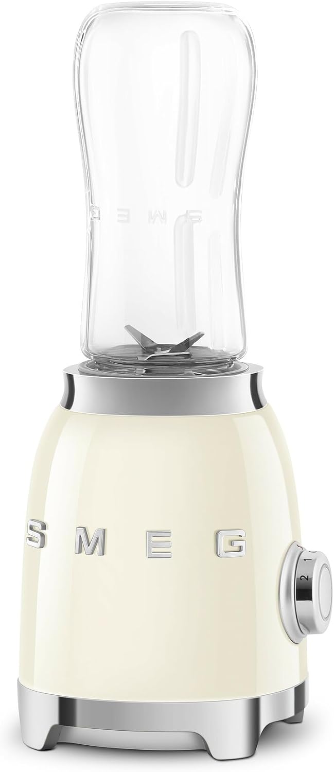SMEG - Mini Liquidificadora Anni50, Creme PBF01CREU, Creme