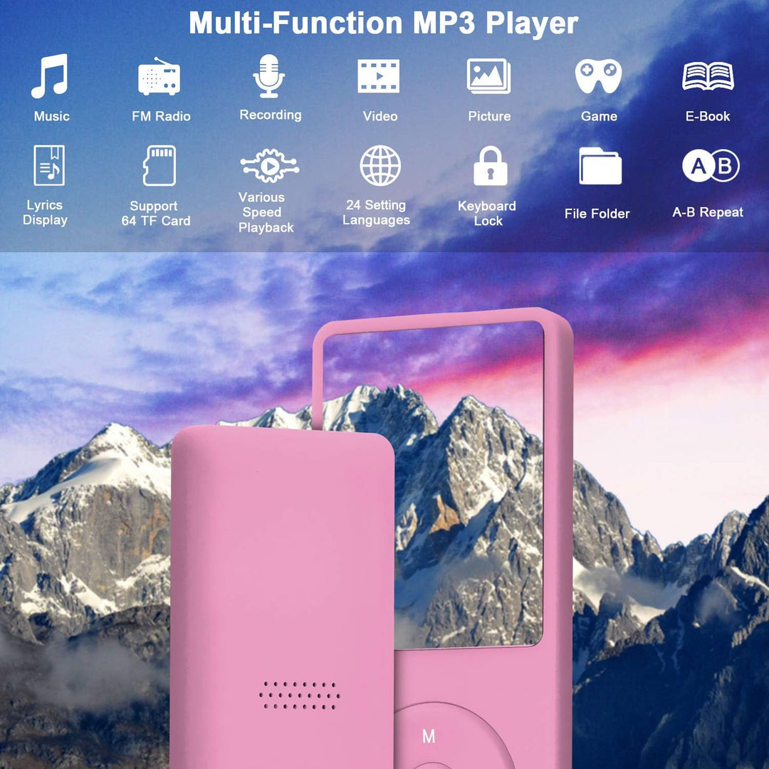 COVVY 8GB Tragbare MP3 Musik Player, Support bis zu 64GB SD Speicherkarte, Lossless Sound HiFi MP3 P