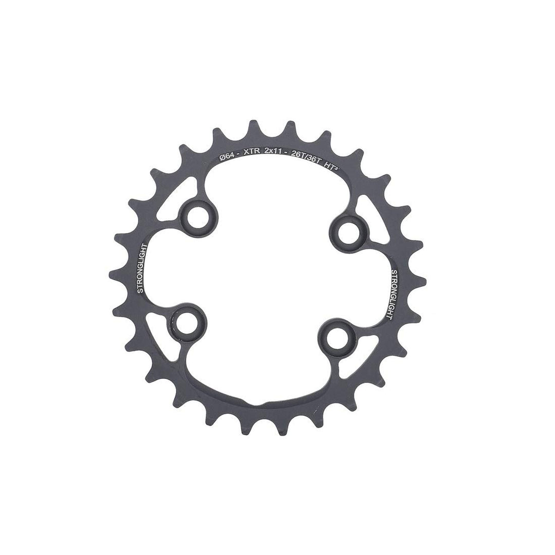 Stronglight MTB Shimano 2x11 Kettenblat schwarz 1size