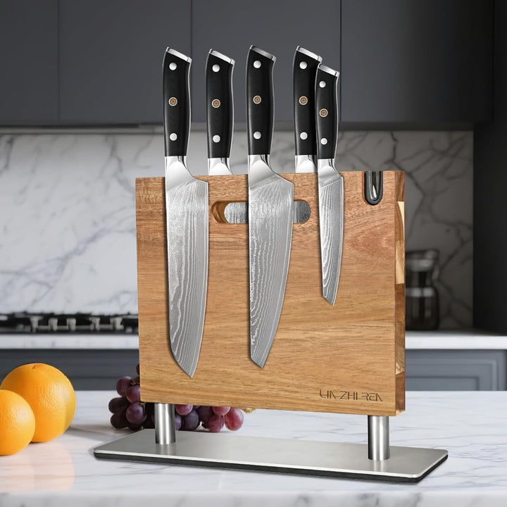 Magnetic Knife Block without Knives, doppelseitiger, leistungsstarker magnetischer Messerhalter, gee
