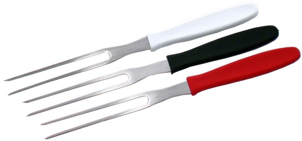 Contacto Fleischgabel mit ABS-Griff 3 Stück rot, schwarz, weiss