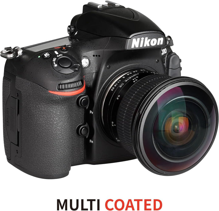 Meike Optics MK 8mm f3.5 Fisheye-Objektiv Ultra-Weitwinkel für Nikon D850 D750 D780 D610 D3300 D3400
