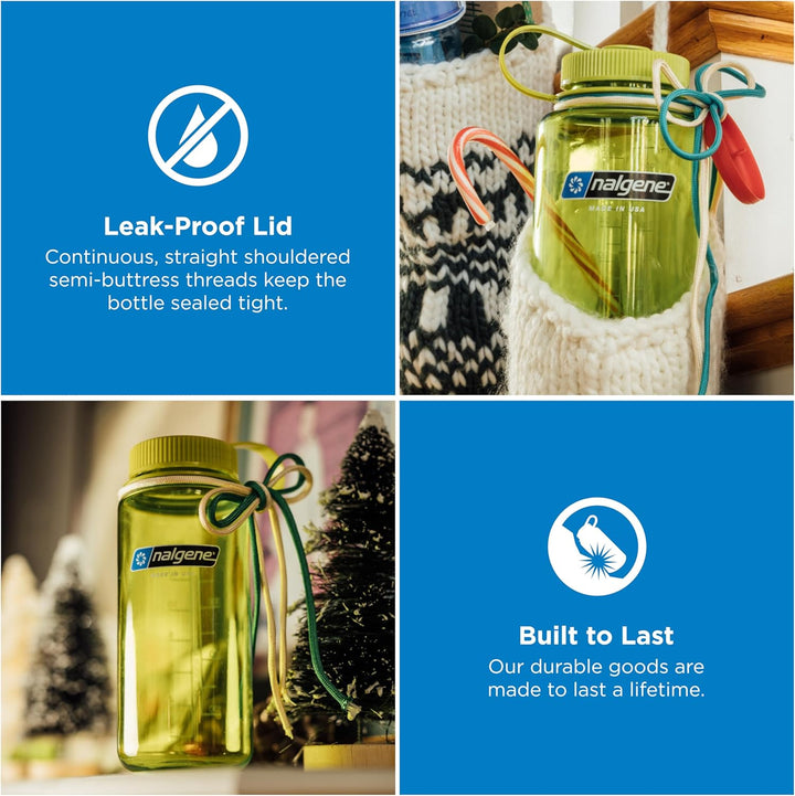 Nalgene WH Sustain Trinkflaschen Hellgrün 1 L Hellgrün Wasserflasche, Hellgrün Wasserflasche
