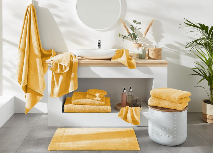 Dyckhoff Handtuch-Set, Baumwolle, goldgelb, 26 x 36 cm, Goldgelb