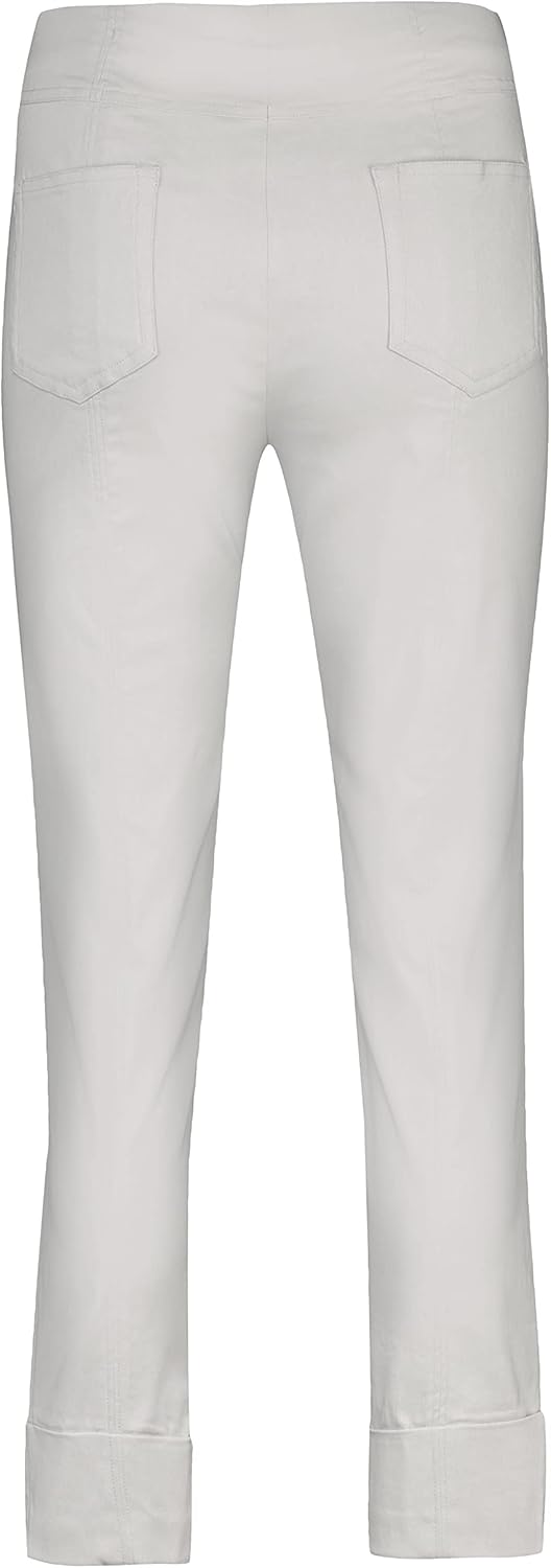 Robell Style BELLA09-7/8 Stoffhose Damen high Waist - Damenhose Power Stretch - Bengaline Stoff Hose