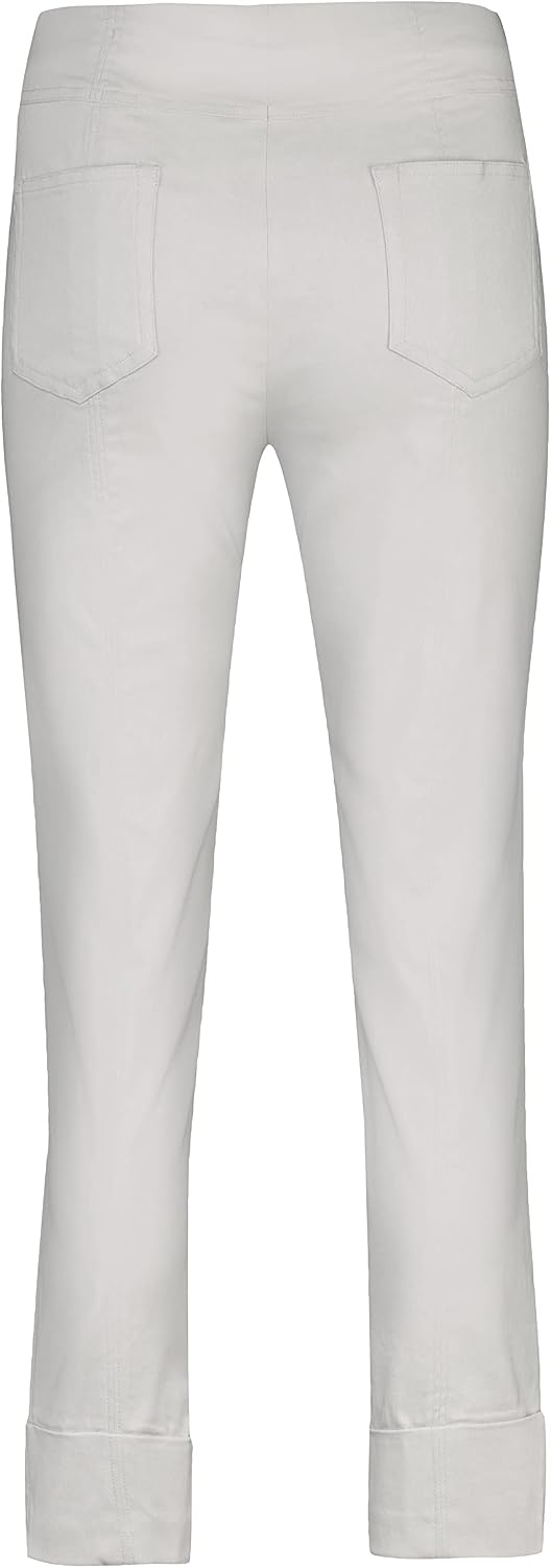 Style BELLA09-7/8 Stoffhose Damen high Waist - Damenhose Power Stretch - Bengaline Stoff Hose mit Au