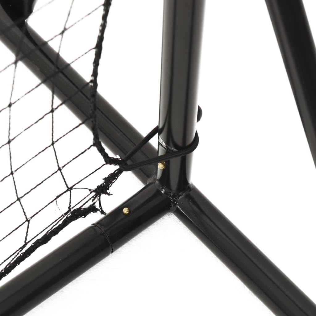 vidaXL Fussball Rebounder, Rebounder Netz mit Stahlrahmen, Fussball Prallwand für Fussball Training,