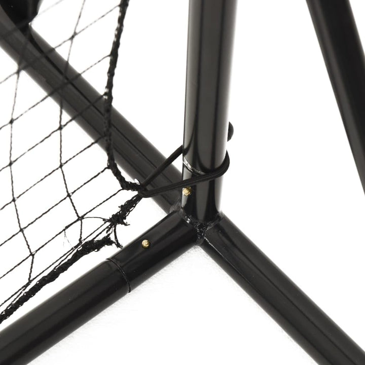 vidaXL Fussball Rebounder, Rebounder Netz mit Stahlrahmen, Fussball Prallwand für Fussball Training,