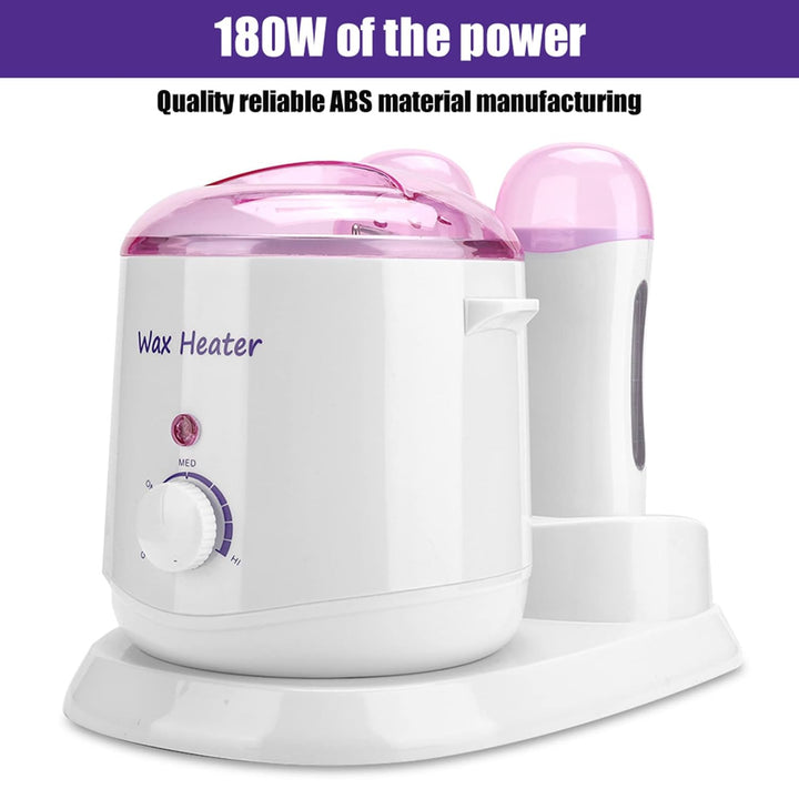Waxing Kit Electric Hot Wax Warmer Machine Einstellbare Wax Heater Warmer Schmerzlose Haarentfernung