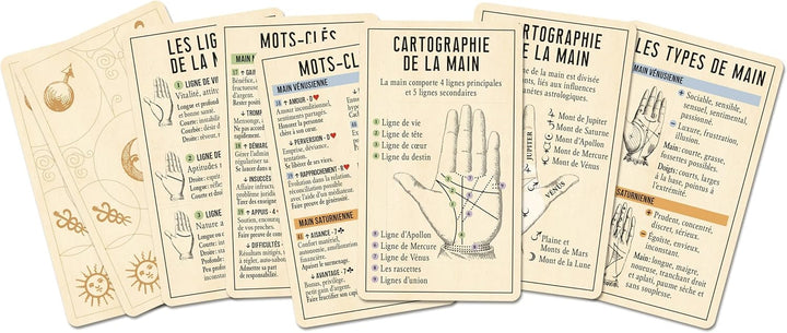 Grimaud Le Nouveau Jeu de la Main Cartomancie – Set mit 84 Karten
